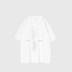 Flora Tee - white/silver