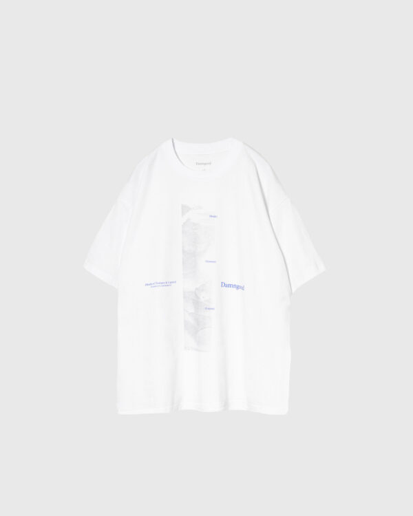 Flora Tee - white/silver