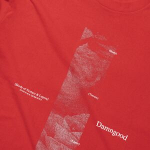 Flora Tee - red/silver - 画像 (3)