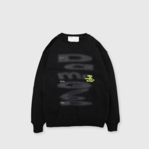 Strata Crewneck Sweat -Black-