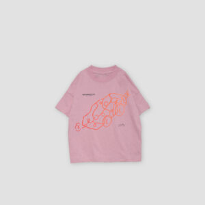 Car Meiro Tee -Kids- Pink