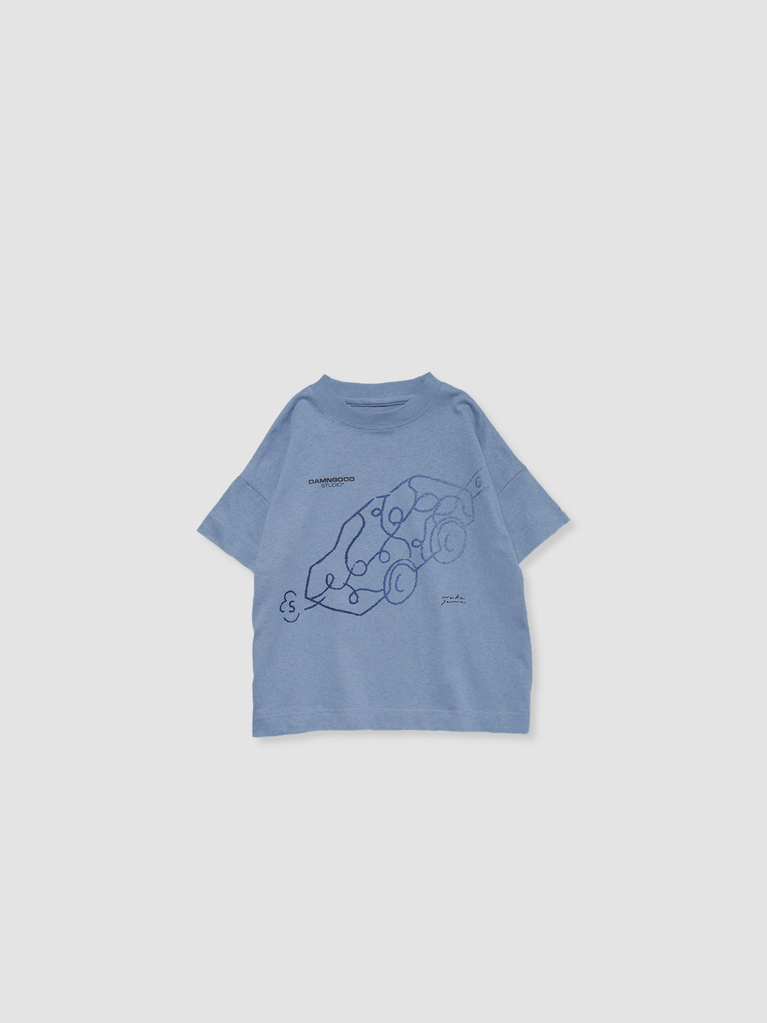 Car Meiro Tee -Kids- blue